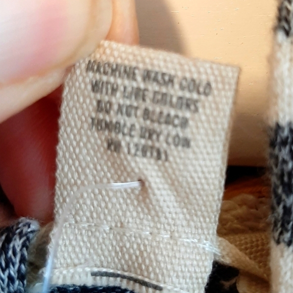 NWT Peek XS (0-3mo) Baby Stripe Hoodie One Piece Gender Neutral Heather Grey - Picture 9 of 11